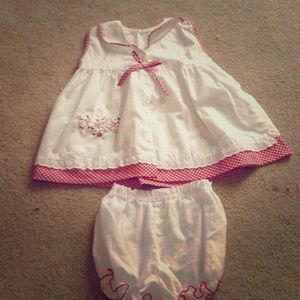 A two peace set for baby girls